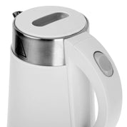 Adler - Kompakter Edelstahl Wasserkocher 0,6 L - Elektrischer Mini Reisewasserkocher Weiß - Kabellos und Schnellkochend - Ideal für Camping und Unterwegs - Intelligenter Kettle für ältere Menschen